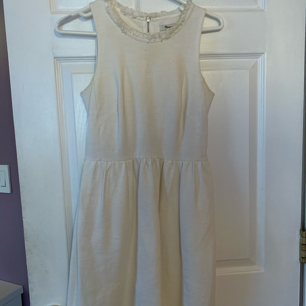 White madewell dress